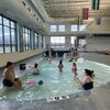 Families enjoyed ECFE Swimming, and Family Gym Night. Photos submitted by Jeni Krause ECFE