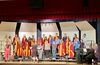 The 7th-12th Combined Choir finishes the evening’s performance with “We’ll Meet Again” Accompanied by Harvey Lein and directed by Kathy Nordine. Photo by Shawna Wendler