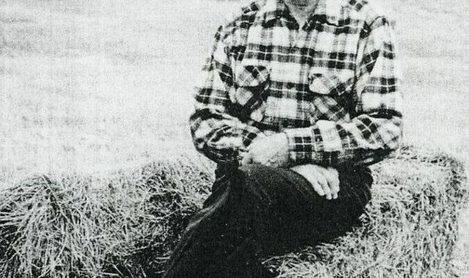 Ray Rebarchek on his farm in Palmer Alaska